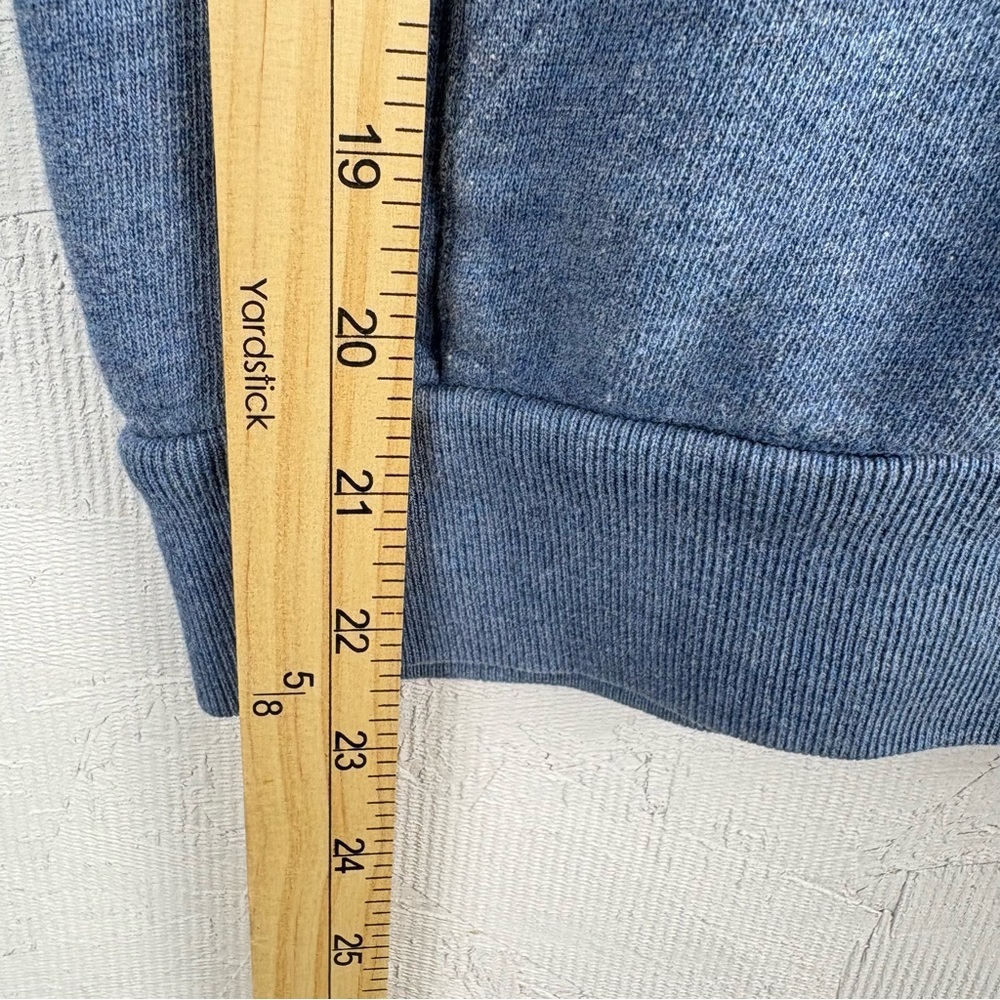 LOVE YAYA Dusty Blue Colorful Embroidered long sleeve Zip Up Hoodie Top 2 Medium - Picture 8 of 9